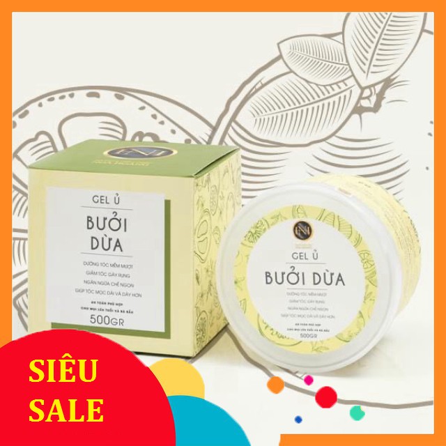 Combo Gel ủ bưởi dừa + Tinh dầu bưởi Nga Hoàng | BigBuy360 - bigbuy360.vn