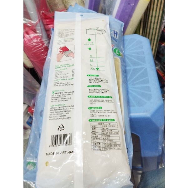 Bao tay cao su dọn vệ sinh lớn