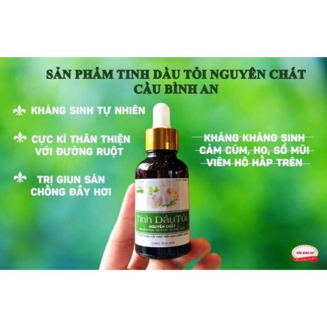 Tinh dầu tỏi cầu bình an