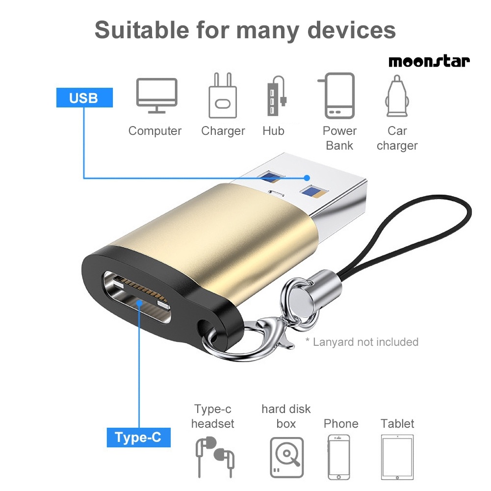 Đầu Chuyển Đổi Dữ Liệu Otg Từ Cổng Type-C Sang Usb 3.0