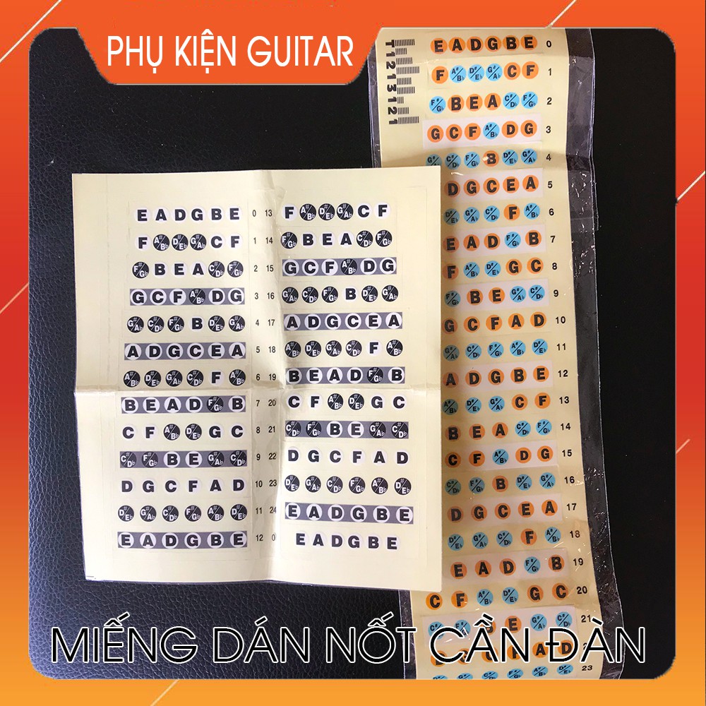 Miếng Dán Nốt Nhạc Trên Cần Đàn Guitar