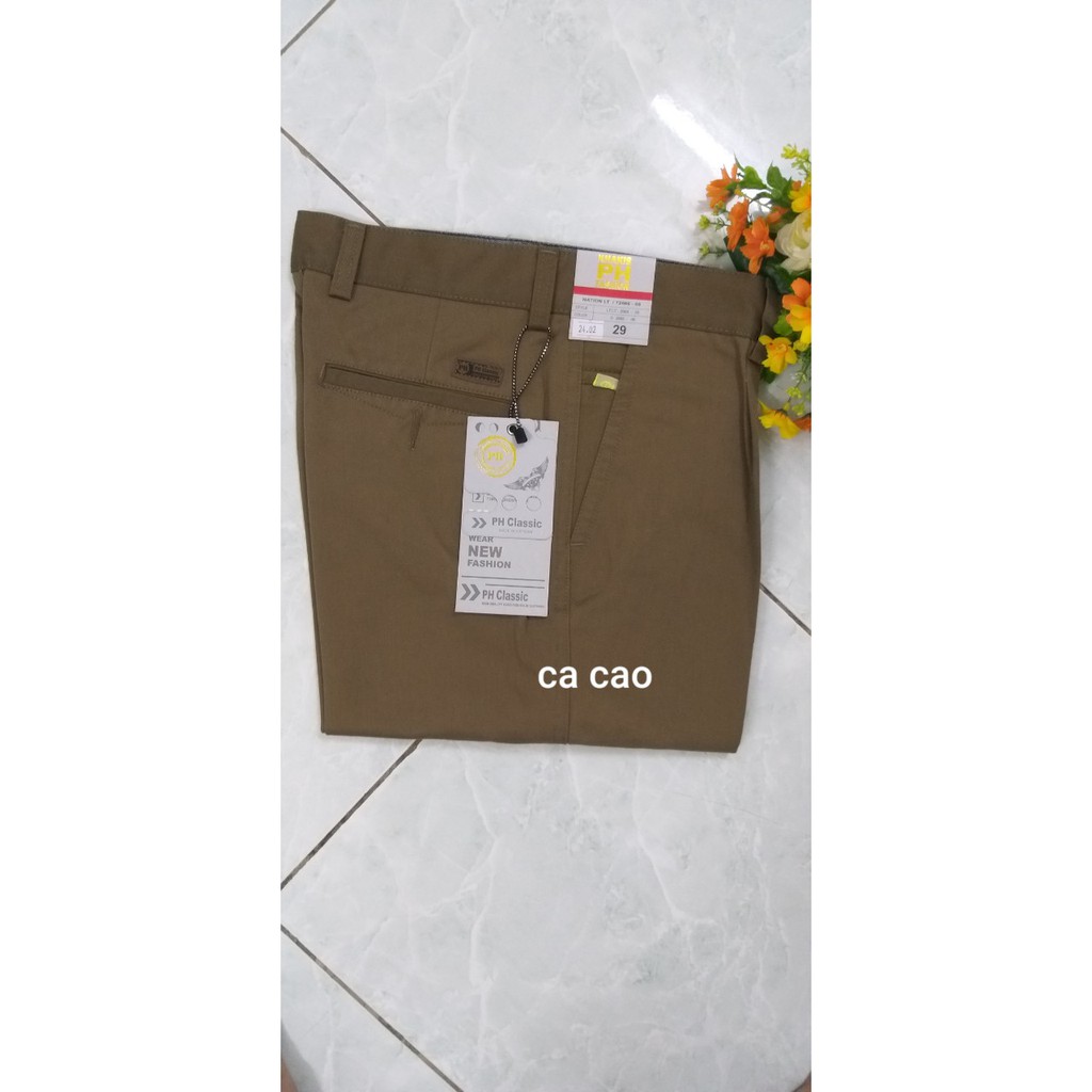 Quần kaki trung niên xếp ly 024