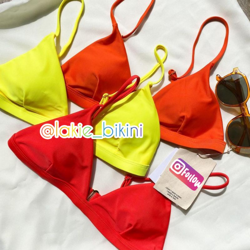 Bikini 2 Mảnh Sexy Tam Giác Basic Tanning Siêu Nâu Tây