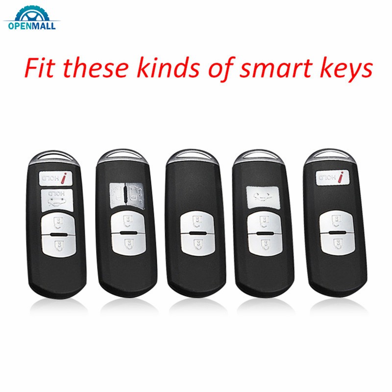 Vỏ bọc chìa khóa xe hơi bằng sợi cacbon cho xe Mazda 3 6 CX3 CX5 CX9 MX5