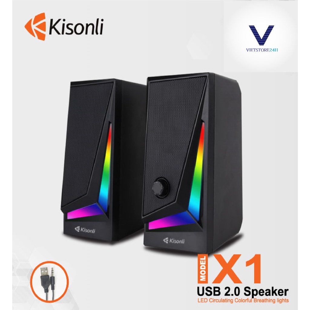Loa 2.0 kisonli X1 LED