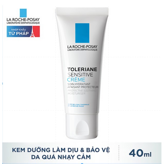 Kem dưỡng giúp cung cấp nước, làm dịu và bảo vệ da, dùng được cho da nhạy cảm La Roche-Posay Toleriane Sensitive 40ml | BigBuy360 - bigbuy360.vn