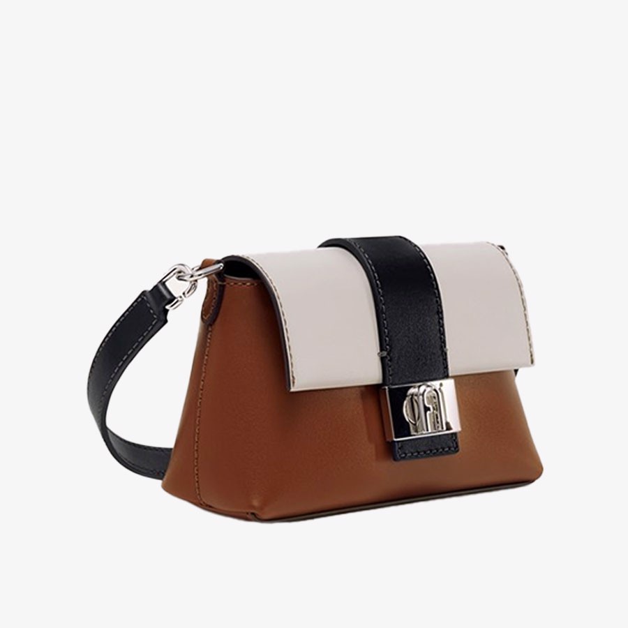 Túi Nữ FURLA Charlie Mini Crossbody Vitello Roma Colorblock