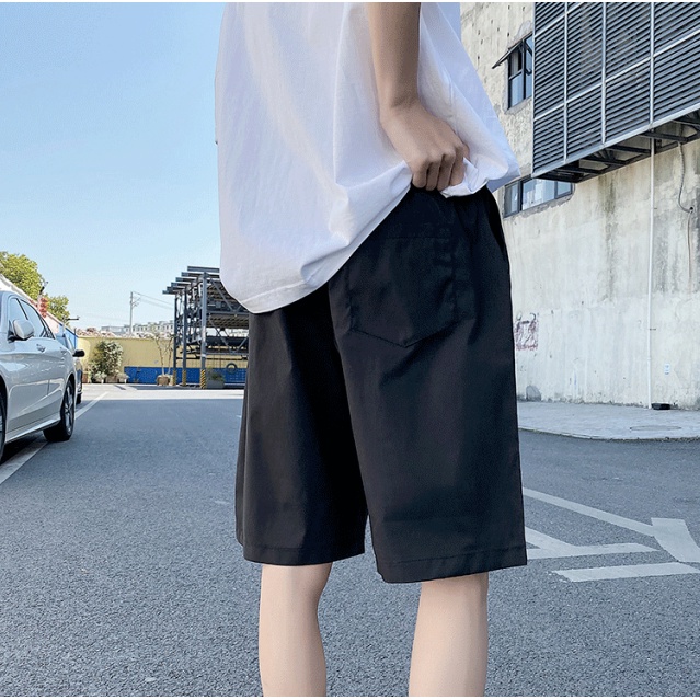Quần Short Đi Biển Ống Suông Rộng In Hình Hoa Cúc Cá Tính Cho Nam