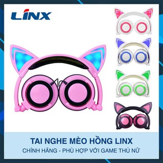 Tai nghe mèo hồng