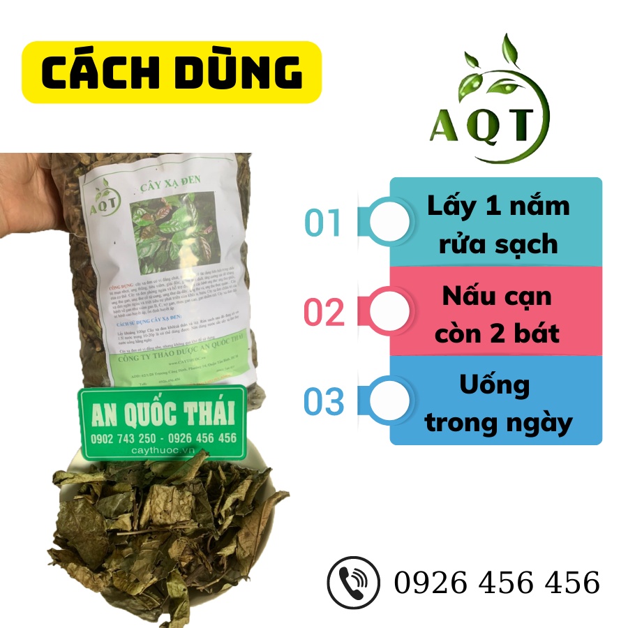 Cây Xạ Đen Hòa Bình 1kg Ngừa Bệnh Gan, Thân, Lá Xạ Đen Hòa Bình Hỗ Trợ Người Ung Thư Gan