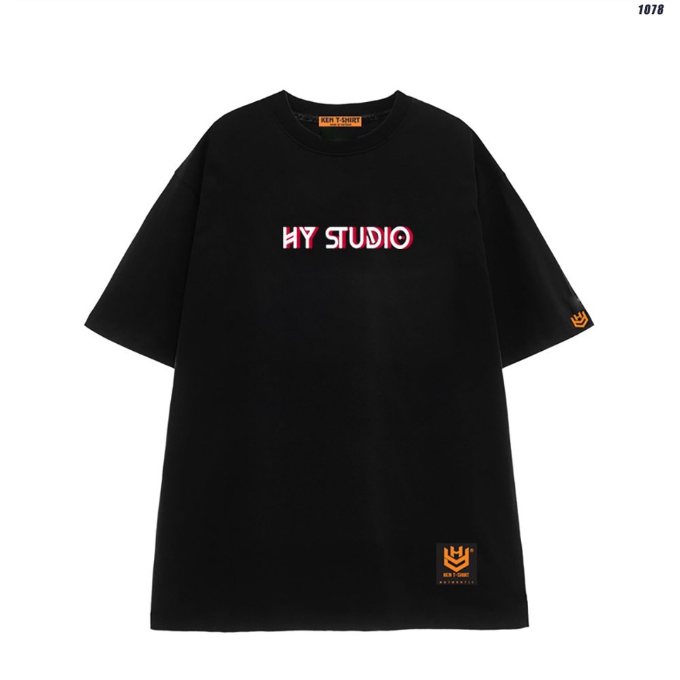 Áo phông tay lỡ form rộng nam nữ unisex HY Gake Prag 1078