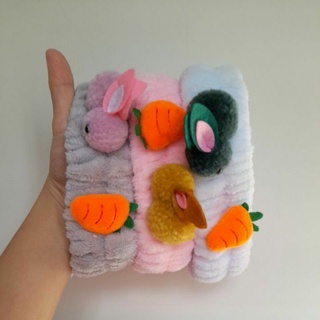 Băng đô bờm cài tóc thỏ cà rốt thời trang