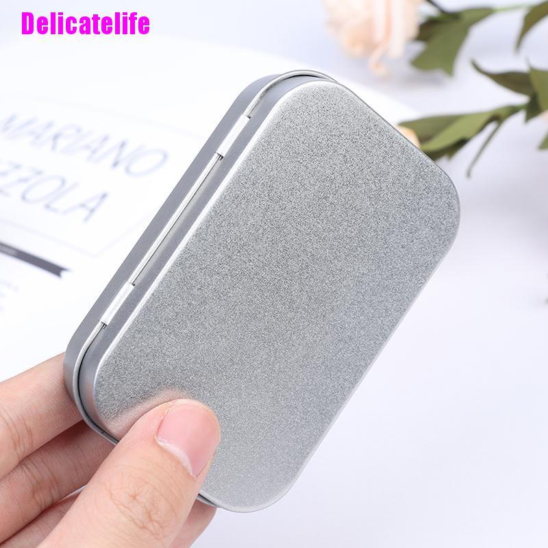 Hộp thiếc nhỏ nắp lật đựng chìa khóa tiện dụng