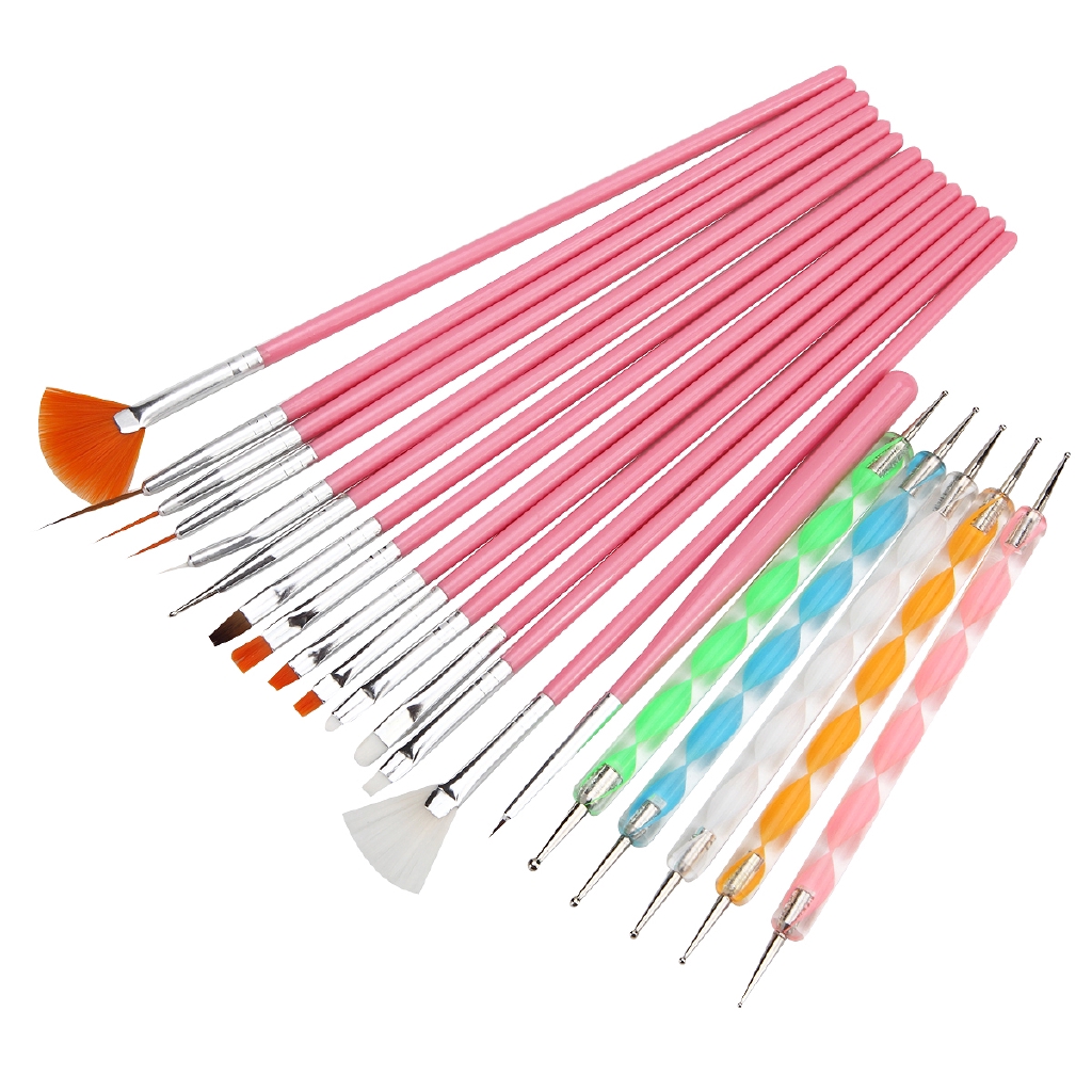 Gel polish nail Brush For Manicure tool Set 3D Pen Gel Acrylic Brushes Liner Nails Accessoires decoration Brushes