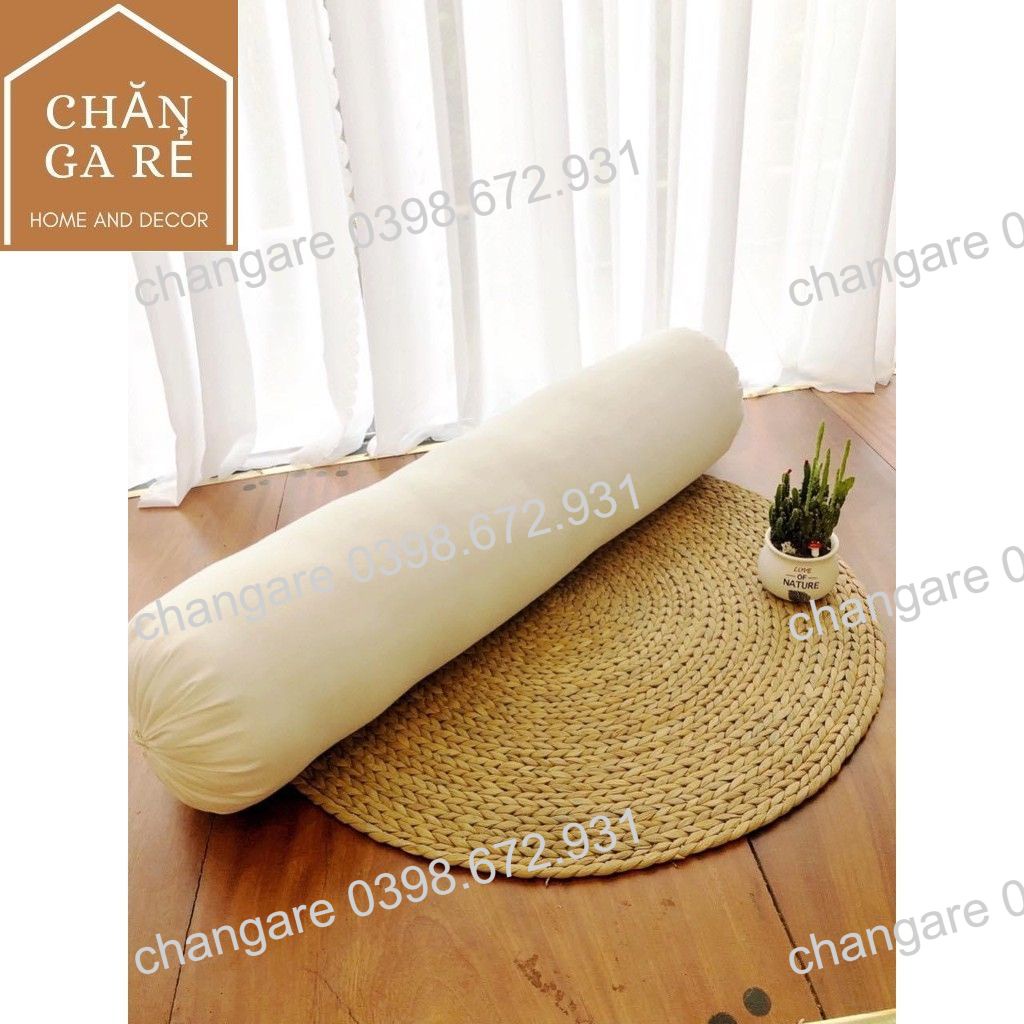 Ruột gối ôm ruột gối bông gối gác chân bông gòn cao cấp kích thước 35cmx110cm