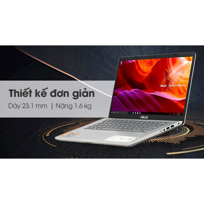 Laptop Asus VivoBook X409FA  i5-8265, 4Gb Ram, 256GB SSD, intel HD Graphics, Win 10, 14.0 inch HD | WebRaoVat - webraovat.net.vn