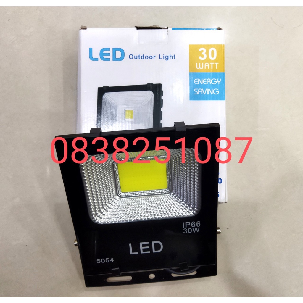 Đèn Pha Led 30w COB 5054 Đủ Công Suất Trắng - Vàng