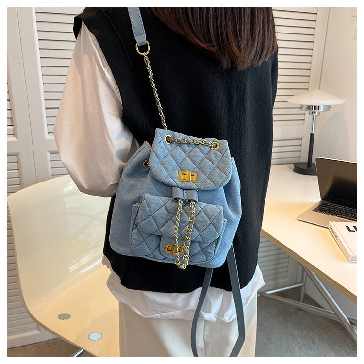 Chuwanglin Balo Da Dây Xích Thời Trang Cho Nữ