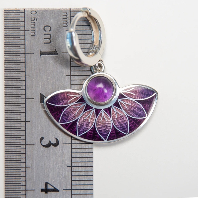 Đôi Khuyên Tai Dài Hình Hoa Thời Trang Cho Nữ