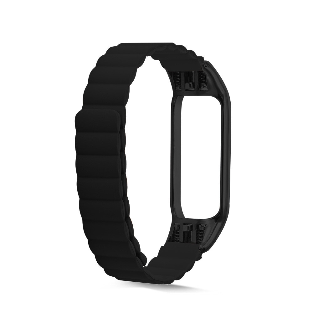 Dây Đeo Silicone Khóa Nam Châm Cho Đồng Hồ Thông Minh Xiaomi Mi Band 6/5/4/3