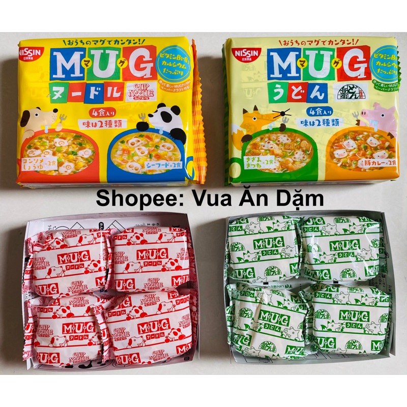 [Mẫu mới] Mì Mug Nisin Nhật cho bé