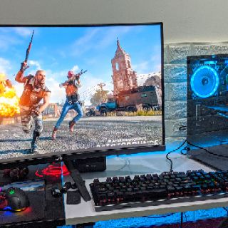 Thùng pc cao cấp i3 9100f + rx570 4gb
