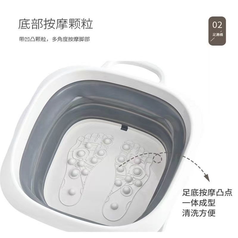 Chậu Rửa Chân Bằng Nhựa Có Thể Gấp Gọn Tiện Dụng Khi Đi Du Lịch | BigBuy360 - bigbuy360.vn