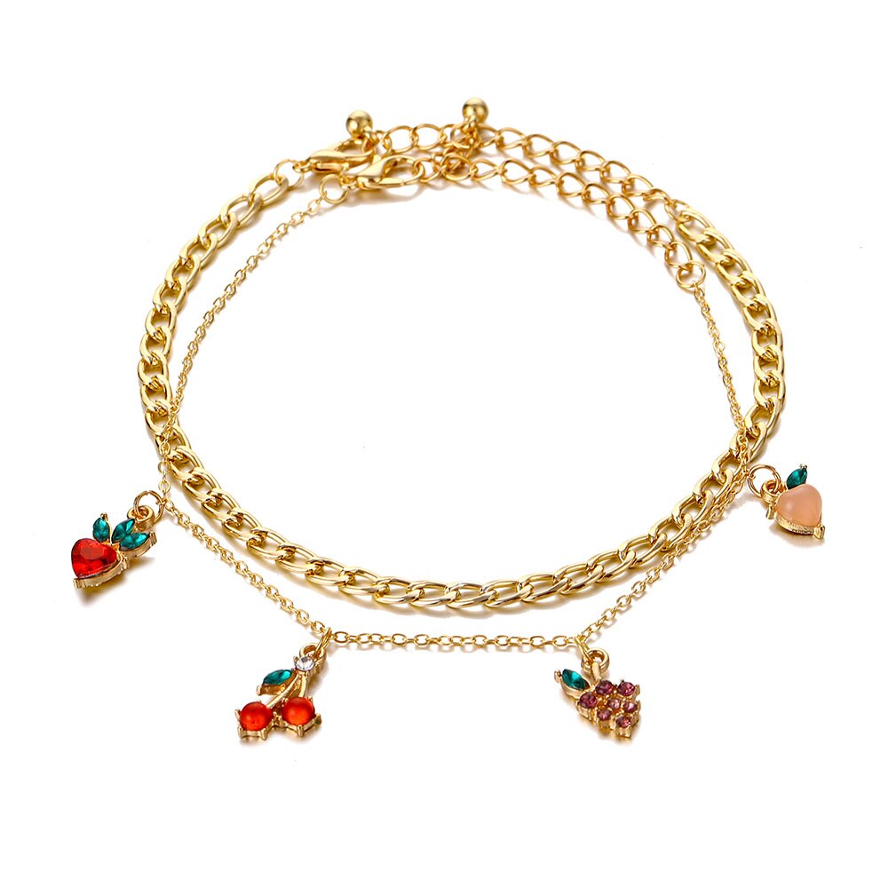 [Mã FAMAYFA giảm 10K đơn 50K] Lắc chân hợp kim đính đá đáng yêu cho nữ | BigBuy360 - bigbuy360.vn