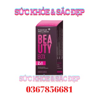 Viên uống đẹp da, tóc và móng trẻ hóa cơ thể BEAUTY BOX Siberian Wellness Siberi Nga – 30 viên – Date T5/2023