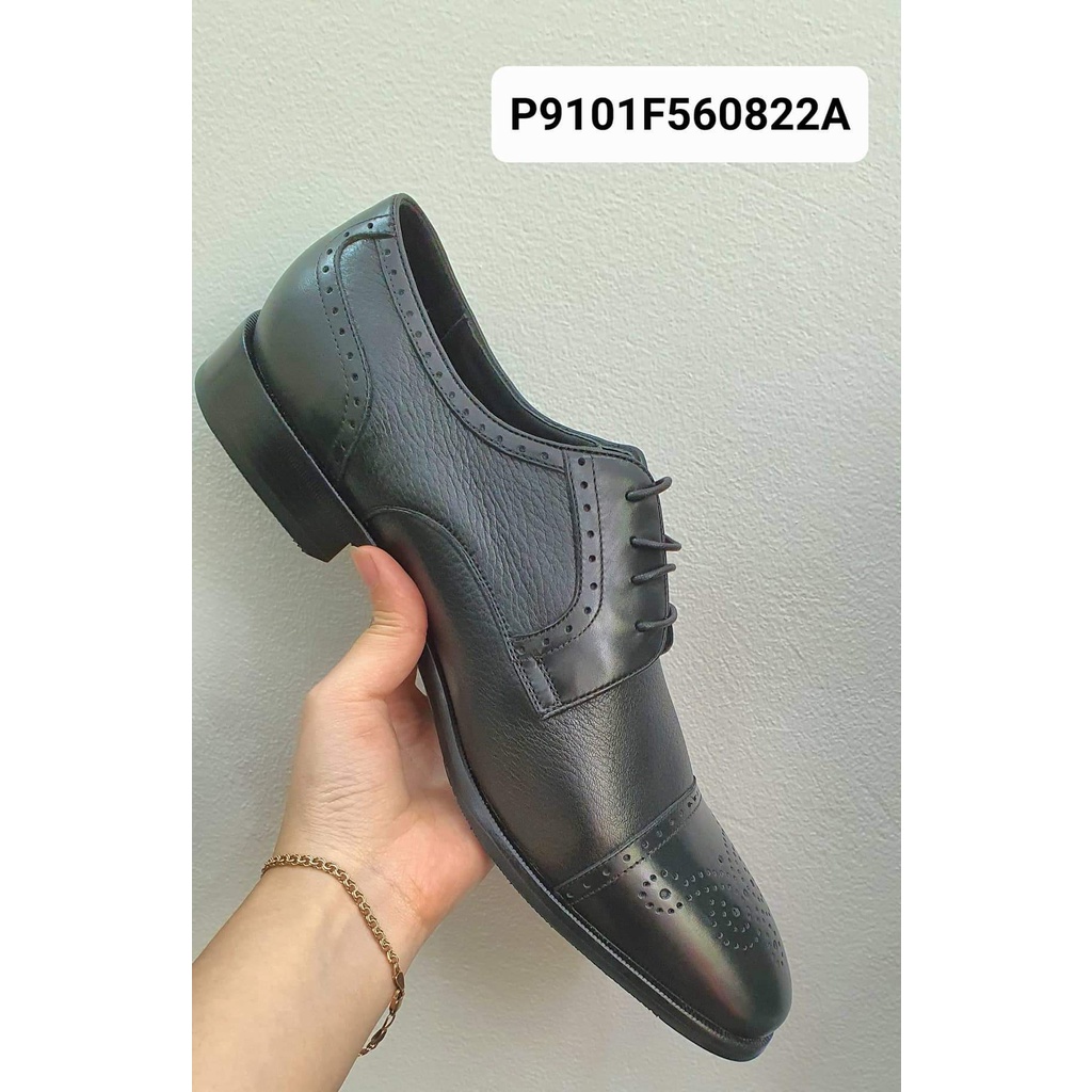 Giày Công Sở Pierre Cardin chính hãng màu đen Da Bò Lớp Đầu Tiên, Giày Da Nam thoáng khí, cao cấp và sang trọng