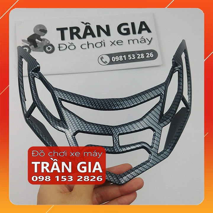 Ốp đèn sau xe AB năm 2022-2023 airblade 125 160 cc viền đèn hậu chụp lái inox cacbon air blade 160cc -phụ kiện trang trí