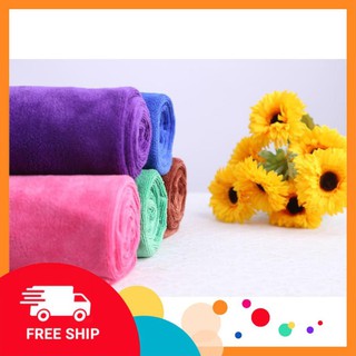 Khăn microfiber mềm mịn thấm hút nước tốt chuyên dụng lau rửa xe hơi ô tô 3m - amuscar shop - daohuec