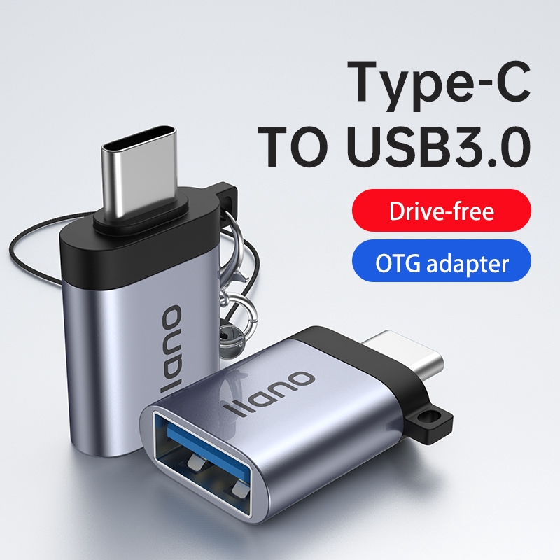 Đầu Chuyển Đổi OTG llano Giúp Chuyển Cổng USB-C Sang USB