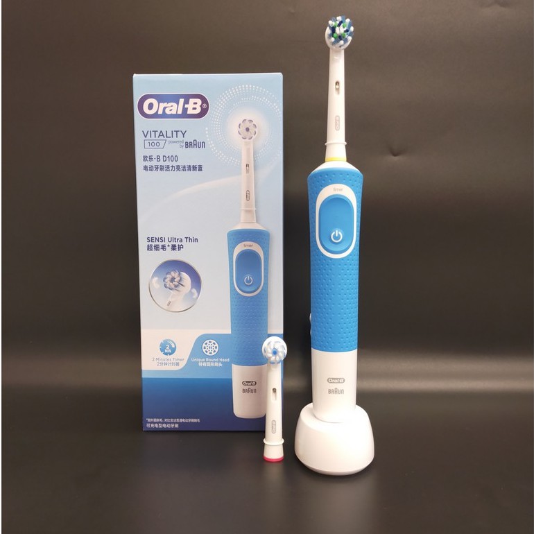 Bàn chải điện Oral-B, bàn chải đánh răng điện Oral-B D100, D12 Vitality, Pro600.