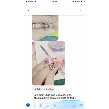 Khuôn hoa tay, Khuôn hoa nail