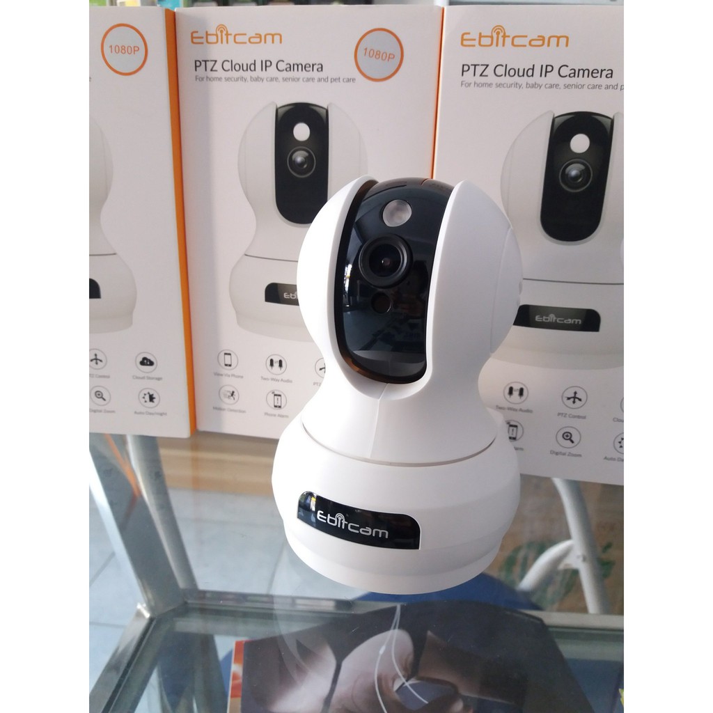 Camera ip wifi Ebitcam E3 1080P (2MP) - Kèm thẻ nhớ 32GB - Bảo hành 2 năm