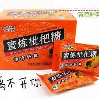 Kẹo tỳ bà (hộp 24 gói, mỗi gói 10 viên )