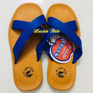 [ĐẶT TĂNG 1 SIZE] - Dép nam quai chéo Thái hàng sịn 100% - Màu xanh da trời