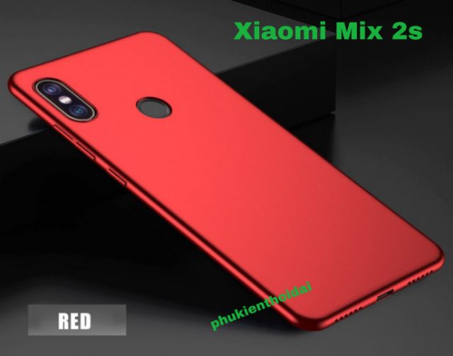 Ốp Xiaomi Mix 2s nhám nhung nhựa mỏng cao cấp m