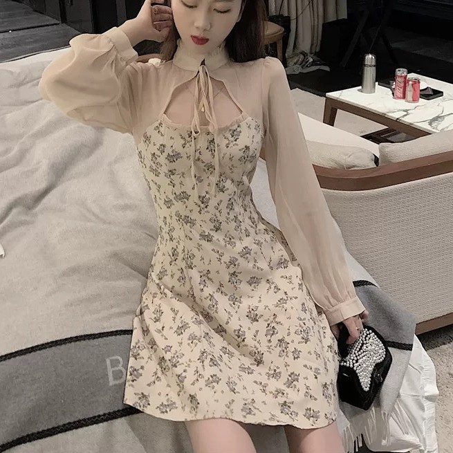 [Sẵn Hàng]♥️Đầm,Váy Cổ Nga Hoa Nhí 1 Lớp(ảnh thật)Size S->L Linh Ngọc Đàm | BigBuy360 - bigbuy360.vn