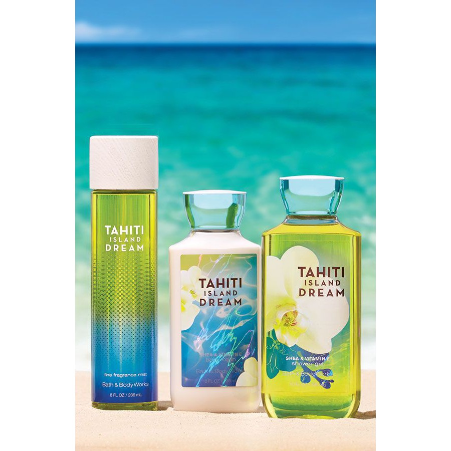 Kem dưỡng ẩm cơ thể Bath &amp; Body Works Tahiti Island Dream Ultra Shea Body Cream 226g (Mỹ)