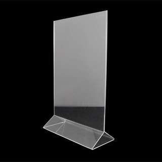 KỆ MICA 2 MẶT A4 ĐỨNG  MẶT ĐẾ CHÂN TAM GIÁC