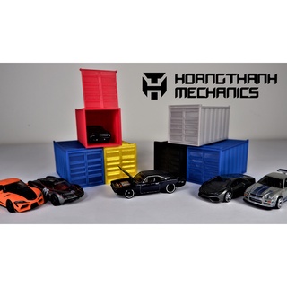 Hộp Container xe mô hình Hotwheels Tomica Matchbox
