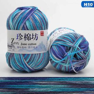 Haichenx Nhiều Màu Tay Dày Dệt Kim Thẻ Sợi Handmade Mềm Đan Sợi