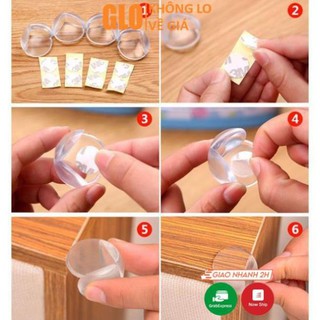 Nút Bịt Góc Cạnh BÀn Silicon GloMart