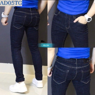 Quần jean nam tenji ad40tg quần bò nam xanh trơn phong cách cá tính thời trang tenji store 3 (44 - 70kg)