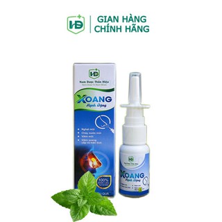 Xịt hỗ trợ điều trị viêm mũi, nghẹt mũi, chảy nước mũi, xoang mũi Hạnh Đặng 10ml