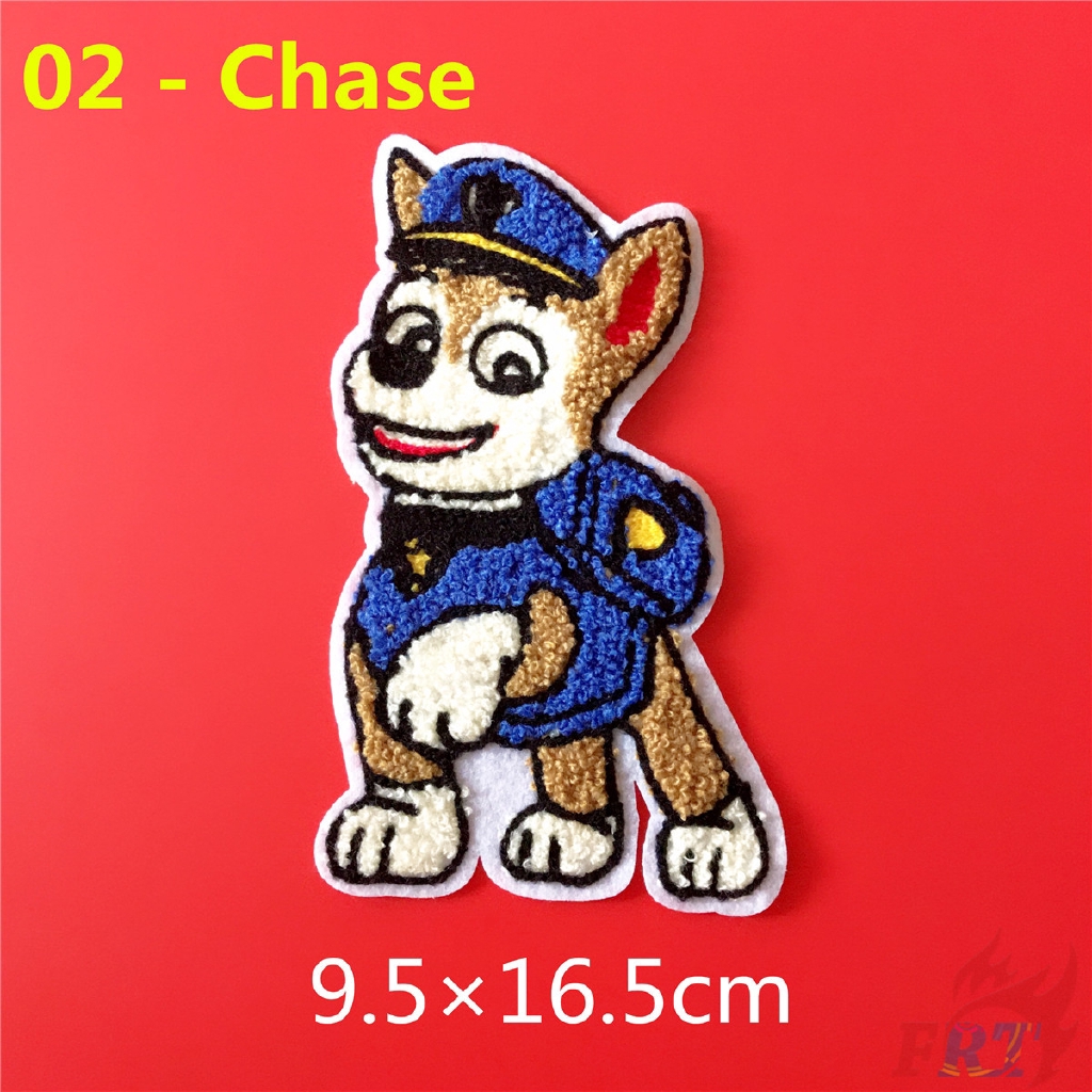 Miếng dán ủi trang trí quần áo hình nhân vật phim hoạt hình đội chó cứu hộ