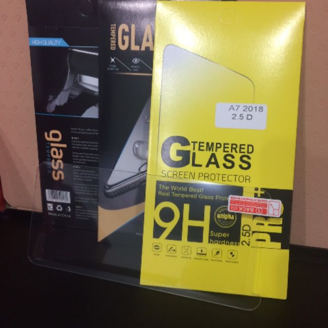 Bộ 3 kính cường lực cao cấp Samsung Galaxy A7 (2018)
