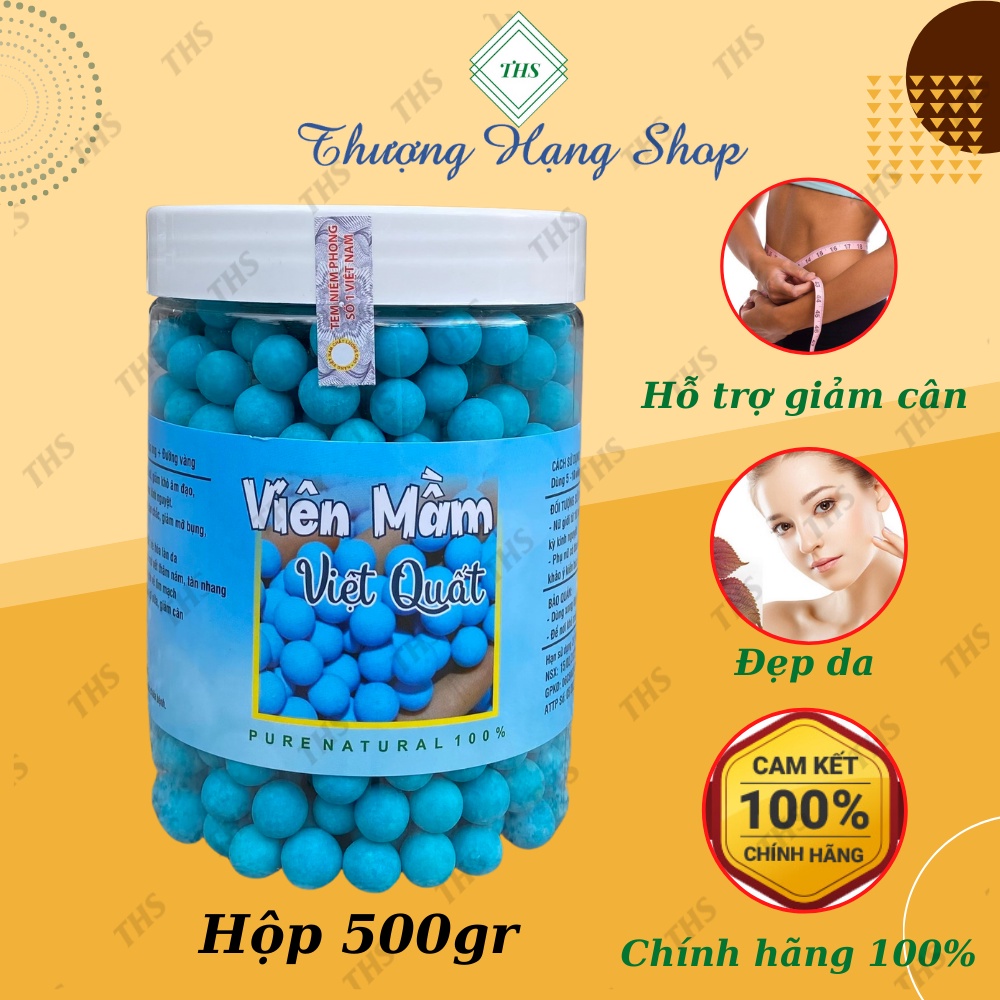 500gr Viên Mầm Đậu Nành Việt Quất Tăng Vòng 1 Nở Ngực Đẹp Da Tăng Cân Giảm Cân Có Chứng Nhận An Toàn Thực Phẩm-Handmade